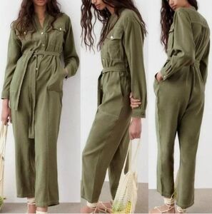 Olive Green Women's Jumpsuit